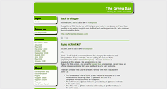 Desktop Screenshot of greenbar.saff.net