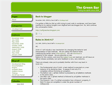 Tablet Screenshot of greenbar.saff.net